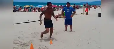 Paolo Guerrero no pierde tiempo y comienza sus entrenamientos en playas de Brasil Paolo Guerrero no pierde tiempo y comienza sus entrenamientos en playas de Brasil