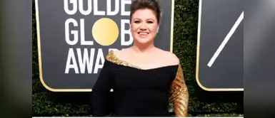 Globos de Oro: Kelly Clarkson casi se cae de la emoción al ver a Meryl Streep Globos de Oro: Kelly Clarkson casi se cae de la emoción al ver a Meryl Streep