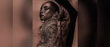 El canadiense Drake combina en su cuerpo tatuajes de Sade, Aayliah y Lil Wayne. El canadiense Drake combina en su cuerpo tatuajes de Sade, Aayliah y Lil Wayne.