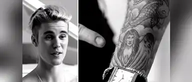 Justin Bieber tiene un tattoo de Selena Gomez. Justin Bieber tiene un tattoo de Selena Gomez.