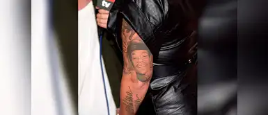 Amber Rose llevaba tatuada la cara de su ex, el rapero Wiz Khalifa. En agosto de 2017 decidió cubrirlo con la cara de otro hombre que podría ser el rockero Slash. Amber Rose llevaba tatuada la cara de su ex, el rapero Wiz Khalifa. En agosto de 2017 decidió cubrirlo con la cara de otro hombre que podría ser el rockero Slash.