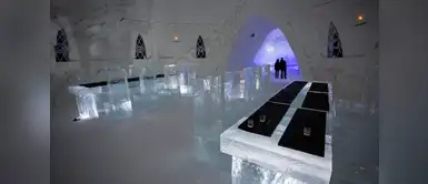 Bar lounge del Lapland SnowVillage. Bar lounge del Lapland SnowVillage.