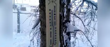 Este año el termómetro cayó por debajo de los 60ºC, un récord histórico en la ciudad. Este año el termómetro cayó por debajo de los 60ºC, un récord histórico en la ciudad.