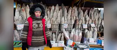 Las carnes se exponen al aire libre ya que permanecen congeladas. Las carnes se exponen al aire libre ya que permanecen congeladas.