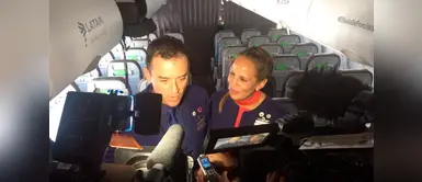 Papa Francisco casó a pareja de tripulantes en vuelo a Iquique Papa Francisco casó a pareja de tripulantes en vuelo a Iquique