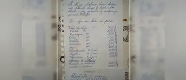 Hombre se quedó sin trabajo y hace una lista con todo lo que sabe hacer para repartirlo por la ciudad Hombre se quedó sin trabajo y hace una lista con todo lo que sabe hacer para repartirlo por la ciudad