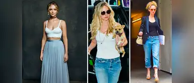 La actriz Jennifer Lawrence en su vida cotidiana prefiere vestirse de manera simple y muy cómoda La actriz Jennifer Lawrence en su vida cotidiana prefiere vestirse de manera simple y muy cómoda