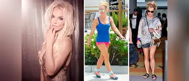 A Britney Spears siempre se le ve con ropa comoda, camisetas de tirantes, playeras, sudaderas deportivas con pantalones cortos o pantalón de jogging. A Britney Spears siempre se le ve con ropa comoda, camisetas de tirantes, playeras, sudaderas deportivas con pantalones cortos o pantalón de jogging.