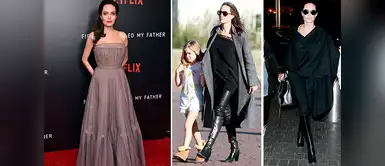 La actriz elige una gama de colores en donde predominan el negro y gris, a menudo se viste de negro de pies a cabeza. La actriz elige una gama de colores en donde predominan el negro y gris, a menudo se viste de negro de pies a cabeza.