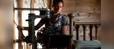 Rachel durante el rodaje de Moudbound Rachel durante el rodaje de Moudbound