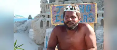 ¡Viva el rey! Este hombre lleva 22 años viviendo en un castillo de arena ¡Viva el rey! Este hombre lleva 22 años viviendo en un castillo de arena