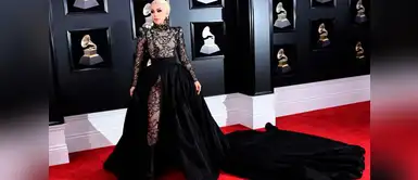 Lady Gaga llamó la atención por su estilo original, ella optó por un vestido de Armani Privé formado por dos piezas de color negro con una trenza como peinado, se le veía muy regia. Lady Gaga llamó la atención por su estilo original, ella optó por un vestido de Armani Privé formado por dos piezas de color negro con una trenza como peinado, se le veía muy regia.