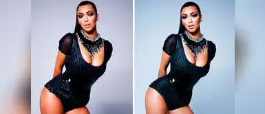 Kim odia sus kilitos de más. Como se puede ver, la costilla esta retocada, eliminando los kilos de más. Kim odia sus kilitos de más. Como se puede ver, la costilla esta retocada, eliminando los kilos de más.