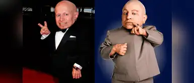 Verne Troyer mide 81 cm. Mejor conocido como el Mini-Me de “Austin Powers” apareció por primera vez en el cine en Hombres de Negro como el hijo de un alien. Ha participado en diferentes cintas Verne Troyer mide 81 cm. Mejor conocido como el Mini-Me de “Austin Powers” apareció por primera vez en el cine en Hombres de Negro como el hijo de un alien. Ha participado en diferentes cintas