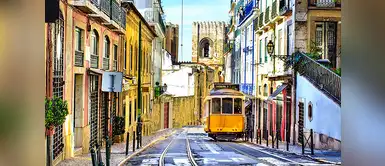 El barrio de Alfama, Lisboa, Portugal El barrio de Alfama, Lisboa, Portugal