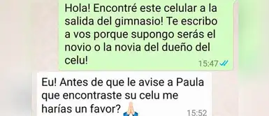 WhatsApp: Un extraño encontró el celular de su novia y este le pidió que revisará los mensajes WhatsApp: Un extraño encontró el celular de su novia y este le pidió que revisará los mensajes