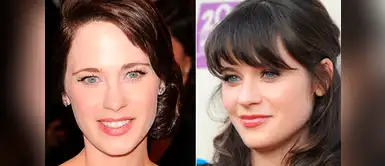 Zooey Deschanel luce diferente con cerquillo que sin él. Zooey Deschanel luce diferente con cerquillo que sin él.