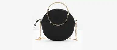 Bolso mini circular con aro metálica de &Other Stories Bolso mini circular con aro metálica de &Other Stories