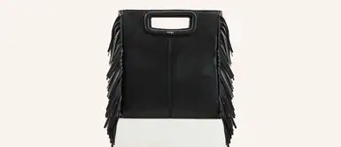 Bolso de mano con flecos de Maje Bolso de mano con flecos de Maje