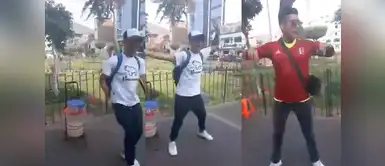 Venezolanos en Perú bailan y cantan "keke y limonada" para ofrecer productos Venezolanos en Perú bailan y cantan "keke y limonada" para ofrecer productos