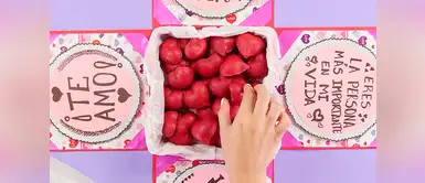 Aprende a crear esta hermosa cajita de amor para tu pareja por el Día de San Valentín Aprende a crear esta hermosa cajita de amor para tu pareja por el Día de San Valentín