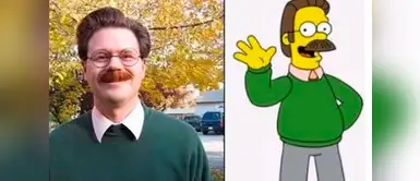 Ned Flanders de Los Simpsons ¡sí existe! Ned Flanders de Los Simpsons ¡sí existe!