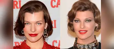 Milla Jovovich y Linda Evangelista. Milla Jovovich y Linda Evangelista.