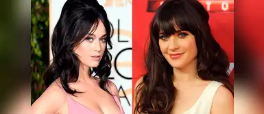 Katy Perry y Zooey Deschanel. Katy Perry y Zooey Deschanel.