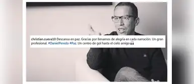 Christian Cueva, a través de su Instagram agradeció a Daniel Peredo por sus enseñanzas Christian Cueva, a través de su Instagram agradeció a Daniel Peredo por sus enseñanzas