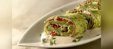 Enrollado de espinaca con queso: Una receta rica y saludable Enrollado de espinaca con queso: Una receta rica y saludable
