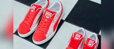Zapatillas Puma x Hello Kitty Suede Classic, su color rojo brillante que queda perfecto para esta temporada. Zapatillas Puma x Hello Kitty Suede Classic, su color rojo brillante que queda perfecto para esta temporada.