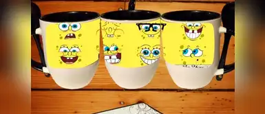 Estás tazas de Bob Esponja se ven demasiado graciosas Estás tazas de Bob Esponja se ven demasiado graciosas
