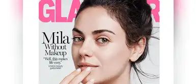 La actriz Mila Kunis posó sin maquillaje para la revista Glamour La actriz Mila Kunis posó sin maquillaje para la revista Glamour