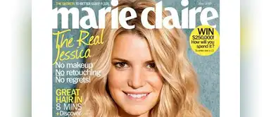 Jessica Simpson posó sin maquillaje para la revista Marie Clarie Jessica Simpson posó sin maquillaje para la revista Marie Clarie