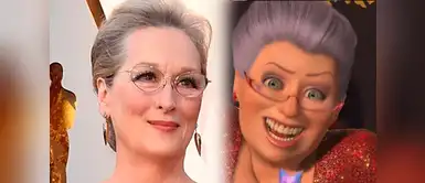 Comparan a Meryl Streep con hada madrina de Shrek y este vestido tiene la culpa Comparan a Meryl Streep con hada madrina de Shrek y este vestido tiene la culpa