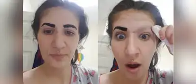 Compró “un tatuaje de cejas", no leyó las instrucciones porque estaban en chino y ahora se arrepiente Compró “un tatuaje de cejas", no leyó las instrucciones porque estaban en chino y ahora se arrepiente