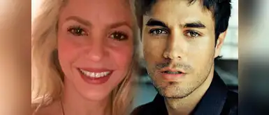 Shakira y Enrique Iglesias lucen irreconocibles en foto del recuerdo Shakira y Enrique Iglesias lucen irreconocibles en foto del recuerdo