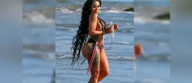 La ex de Rob Kardashian, Blac Chyna, impactó con sus curvas de infarto durante una sesión de fotos en las playas de Malibú, CA. La ex de Rob Kardashian, Blac Chyna, impactó con sus curvas de infarto durante una sesión de fotos en las playas de Malibú, CA.