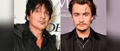 Tommy Lee y Brandon Lee. Tommy Lee y Brandon Lee.