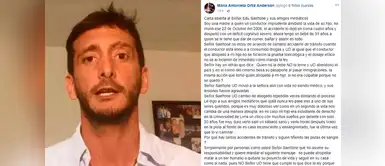 El mensaje se viralizó rápidamente entre los internautas Facebook: Madre envía fuerte mensaje a Edu Saettone y explica por qué debería seguir en la cárcel
