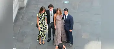 Los invitados que desfilaron por la alfombra blanca de la boda religiosa Los invitados que desfilaron por la alfombra blanca de la boda religiosa
