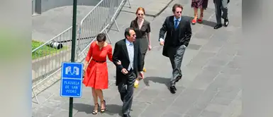 Los invitados que desfilaron por la alfombra blanca de la boda religiosa Los invitados que desfilaron por la alfombra blanca de la boda religiosa