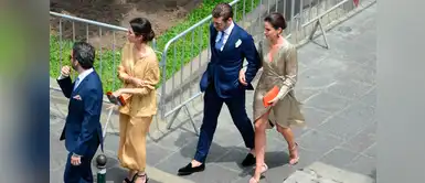 Los invitados que desfilaron por la alfombra blanca de la boda religiosa Los invitados que desfilaron por la alfombra blanca de la boda religiosa