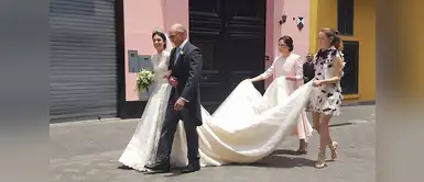 Alessandra de Osma: Este fue el boceto del vestido real Alessandra de Osma: Este fue el boceto del vestido real