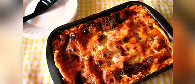 Prepara esta rica lasaña de verdura sin preocuparte por la dieta Continúa con la dieta, disfrutando de esta lasaña de verduras