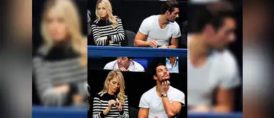 A Mollie King y David Gandy les tocó la mala suerte de compartir asientos continuos en un partido de tenis, poco tiempo después de su separación en 2013. Un amigo tuvo que sentarse entre ellos, pero al final mantuvieron una charla amistosa A Mollie King y David Gandy les tocó la mala suerte de compartir asientos continuos en un partido de tenis, poco tiempo después de su separación en 2013. Un amigo tuvo que sentarse entre ellos, pero al final mantuvieron una charla amistosa