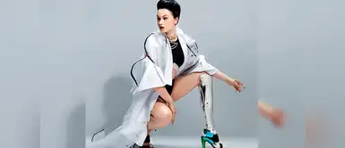Viktoria Modesta, esta joven británica nació con una irregularidad en su pierna izquierda que con el paso del tiempo causó problemas, por lo que en 2007 tuvo que ser amputada. Viktoria Modesta, esta joven británica nació con una irregularidad en su pierna izquierda que con el paso del tiempo causó problemas, por lo que en 2007 tuvo que ser amputada.