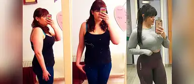 Esta chica pesa 72kg antes y después de salir del gym Esta chica pesa 72kg antes y después de salir del gym