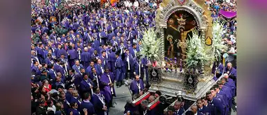 El Señor de los Milagros recorrerá las calles limeñas este viernes santo. Semana Santa: Señor de los Milagros recorrerá calles limeñas este viernes santo