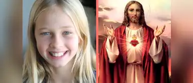 La joven pintó a Jesús con cabello corto y barba tupida. Adolescente asegura haber visto a Jesús a los 8 años y pintó su “verdadero rostro“